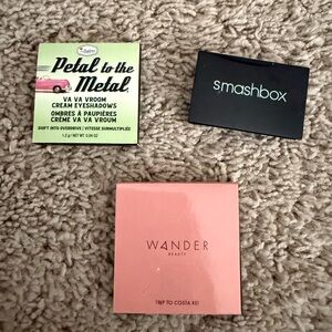 Wander Beauty , smashbox and more eyeshadow palette - lot of 3